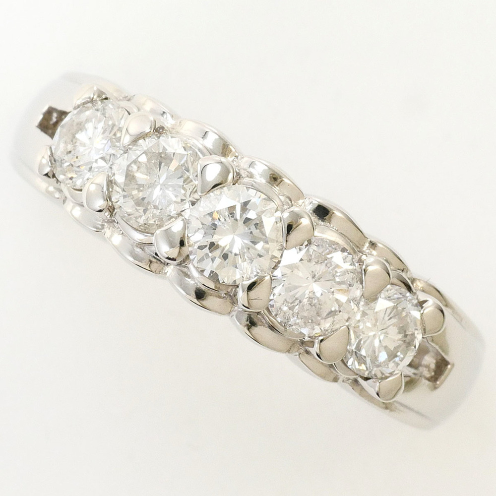 VINTAGE Silver Diamond Ring